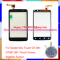 Original Quality For Alcatel One Touch OT 991 OT991 991 Touch Screen Digitizer Sensor Pancel Free