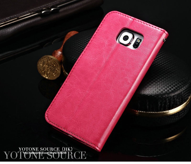 Luxury PU Leather Case For Samsung Galaxy S6 G9200 Wallet Style Stand Phone Bag Case For Galaxy S6 With Photo Slot Luxury PU Leather Case For Samsung Galaxy S6 G9200 Wallet Style Stand Phone Bag Case For Galaxy S6 With Photo Slot
