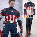 2016 Halloween Costumes adult new Captain America the Avengers Ultron Cosplay Costume superhero Steve Captain America