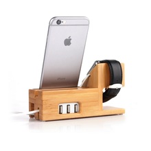 Wood Bamboo Stand Mobile Holder for iPhone 6 6S Plus 5 5S 4 4S Cell Phone