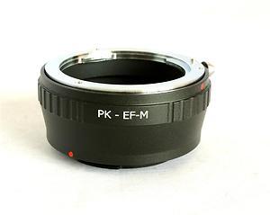   Pentax K PK Mount   EOS-M EOSM EF-M PK-Eosm