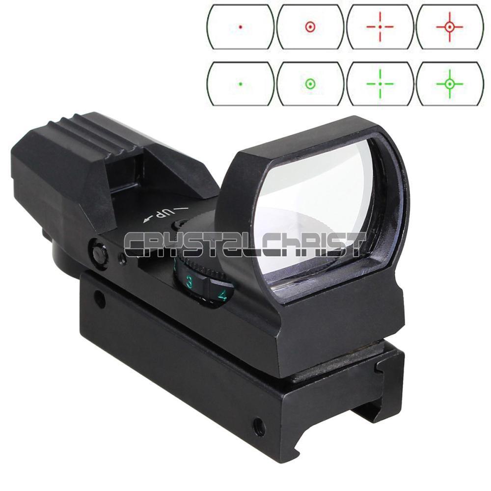 Image of Holographic 4 Reticle Red/Green Dot Tactical Reflex Sight Scope riflescope W/New free shipping