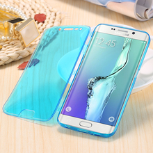 S6 Edge Soft TPU Cases Fashion Ultra Flip Silicone Clear Case For Samsung Galaxy S6 Edge