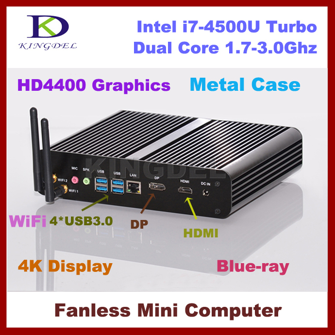  intel i7-4500u mini  htpc, barebone, 4096 * 2160, 4 * usb 3.0, wi-fi, hdmi, 4 k,  - , directx 11 