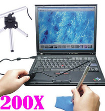 2015 nueva 200X USB Digital de 5MP cámara del endoscopio del microscopio 7 / Vista / XP / 2000 / Mac OS 10.43 / 49 Mini portátil cámara endoscopio LED