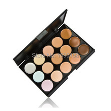 FREE Shipping 2 style 15 colors MC Concealer Special Professional 15 Color Facial Face Cream Care