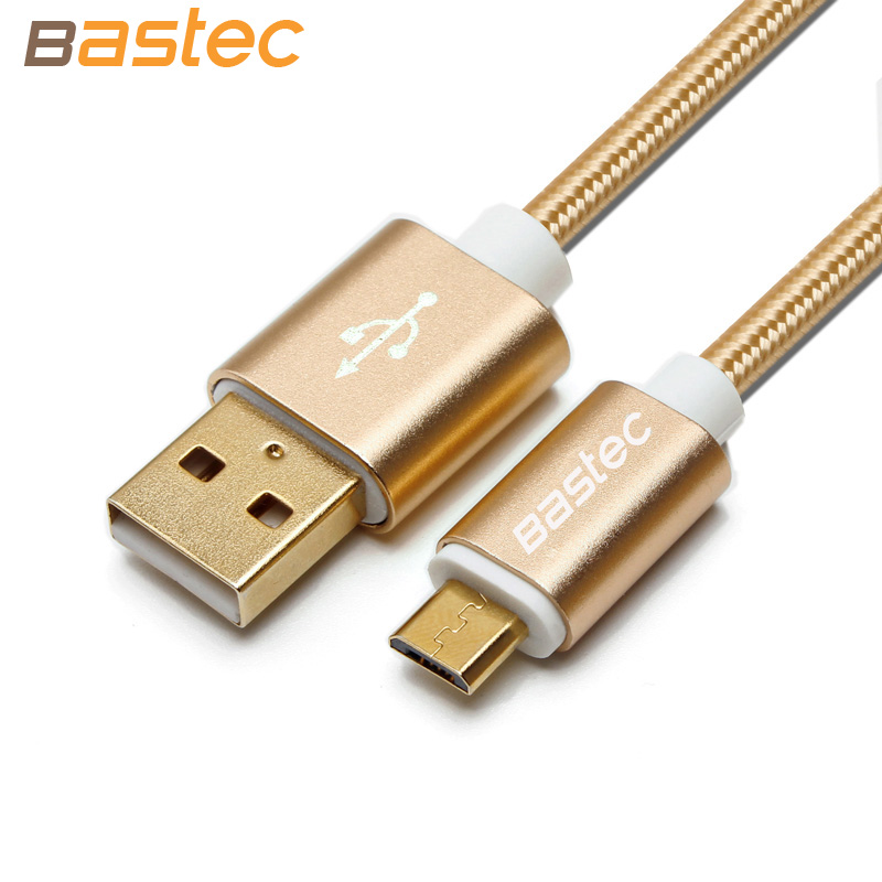 Image of Bastec Original Fashion Nylon Line and Metal Plug Micro USB Cable for iPhone 6 6s Plus 5s iPadmini / Samsung / Sony / Xiaomi