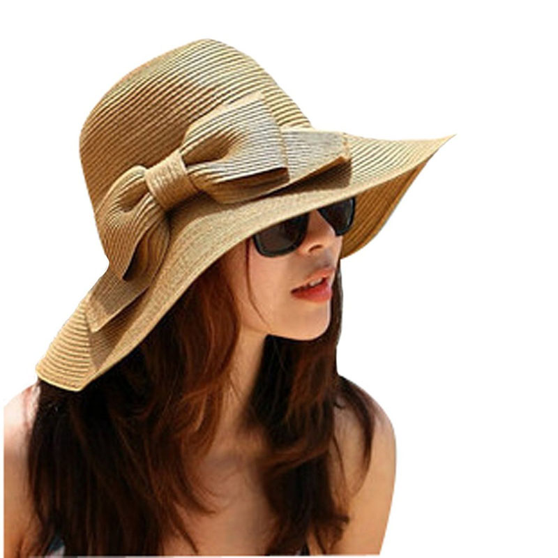 floppy hat with bow