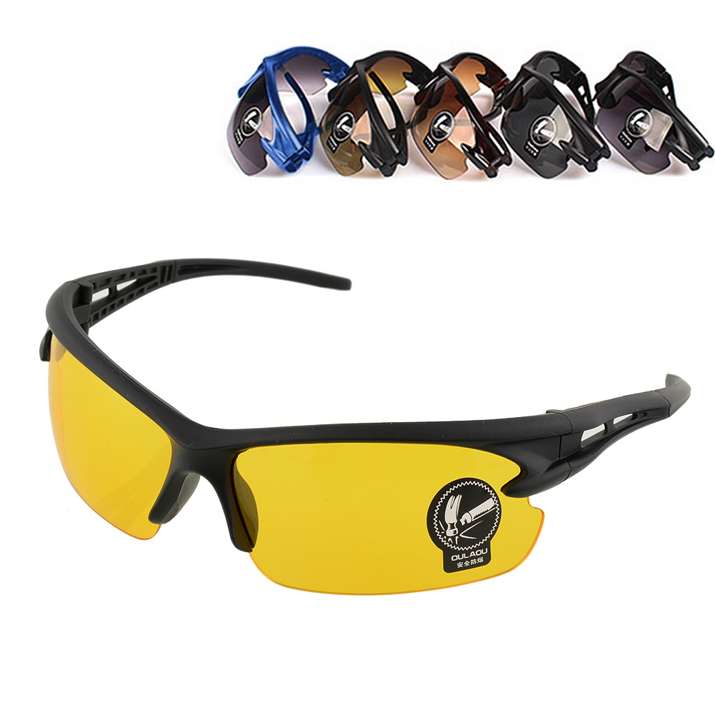 Image of UV Protective Goggles Outdoors Riding Running Fishing Driving Sports Surfing Bicycle Cycling Sunglasses Transparent