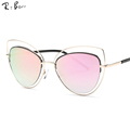 RTBOFY The cat s eye sunglasses brand The famous designer sunglasses women in the dual beam