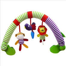 Baby Stroller Toy Clips Infant Strollers Car Clip Seats Folder Child Rocking Chair Toys Hanging Music Kids Toy Clips Accessories
