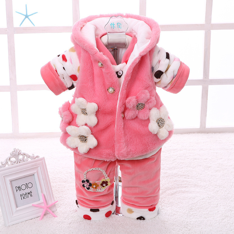 winter new born infant baby girl clothes clothing set sets ...