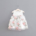 2016 Flower Girls Dress Wedding Party Princess Dress Baby Birthday Dresses Infant Toddler Christening Lace Dress
