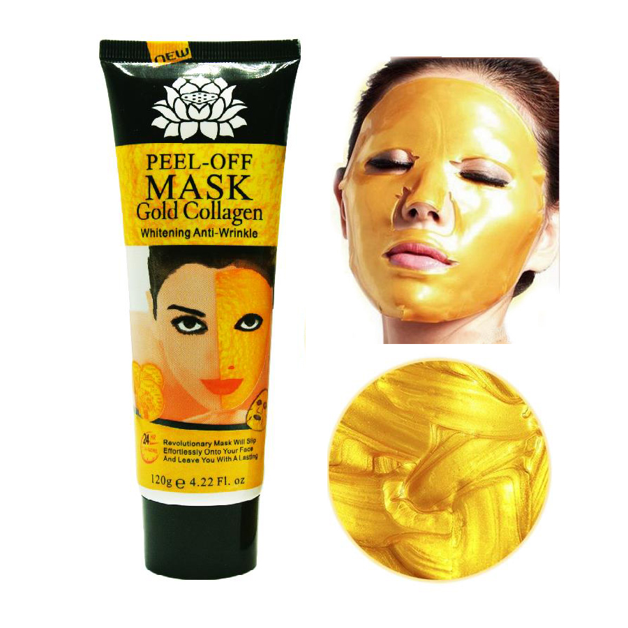 Image of 120ml 24K golden mask Anti wrinkle anti aging facial mask face care whitening face masks skin care face lifting firming