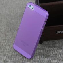 Ultra thin matte Case cover skin for iPhone 5 5S Translucent slim Soft plastic Free Shipping