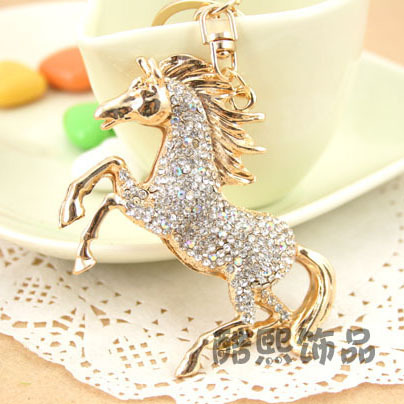 Фотография Cool hee jewelry creative new Korean style ornaments Keychain creative horse Keychain bags ornaments