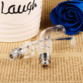 Sailing authentic 510 long Drip tip Pyrex Glass Stainless core Mouthpiece bend for electric cigarette vape