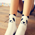 New real caramella character cotton brand meias femininas warm cute cartoon panda korean socks for women