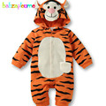 0 18Months Spring Autumn Newborn Clothes Cartoon Cute Hooded Animal Jumpsuits For Baby Boys Girls Rompers