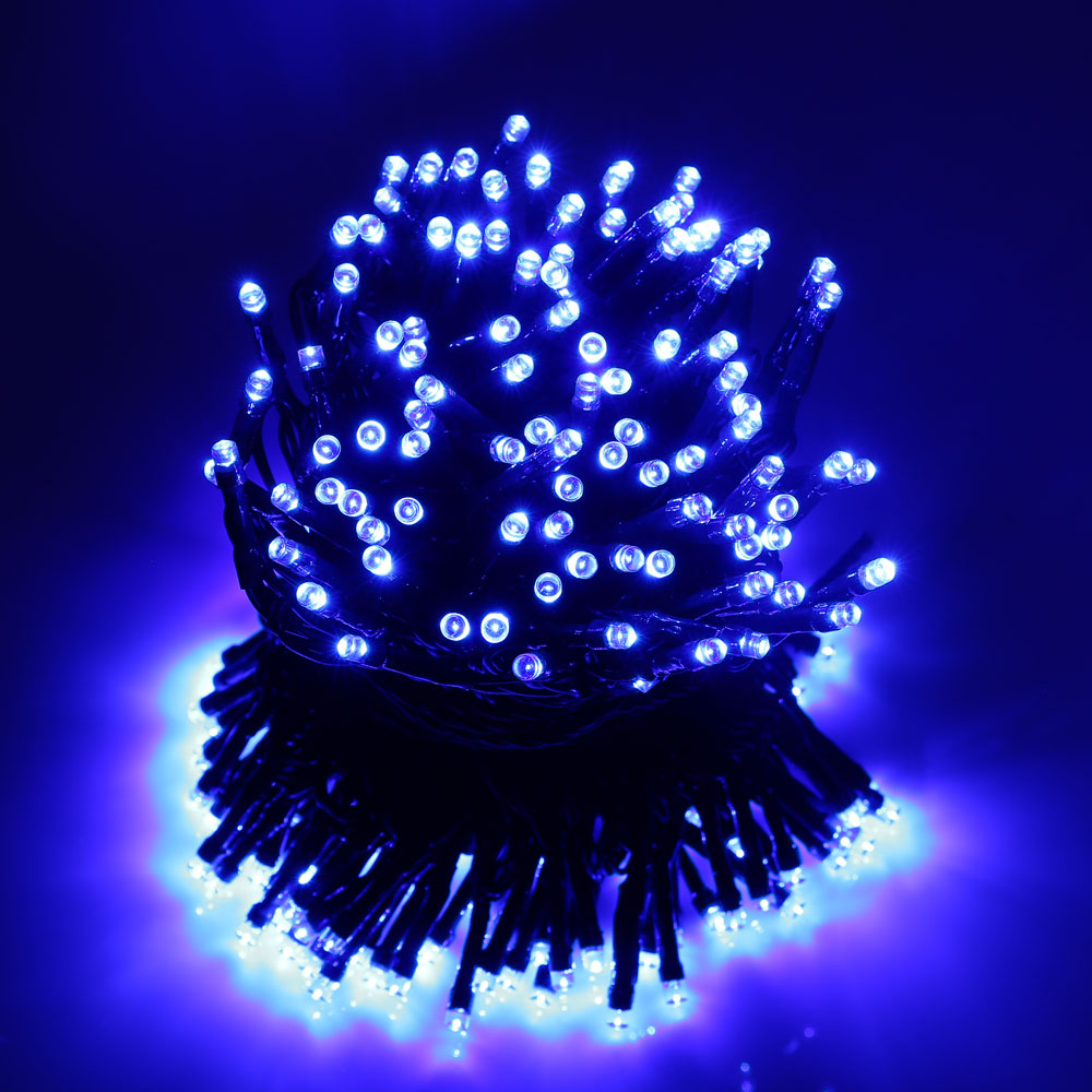 Solar Christmas Lights 72ft 200 LED 8 Modes Solar Fairy String Lights for Outdoor Garden Wedding ...