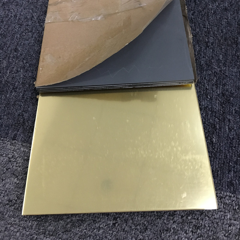 Description Picture 4 of item20pcs/lot 300x200x3mm Acrylic Gold Mirror Square Sheet Plastic Pier Glass Hotel Decorative Lens Not Easy To Broken