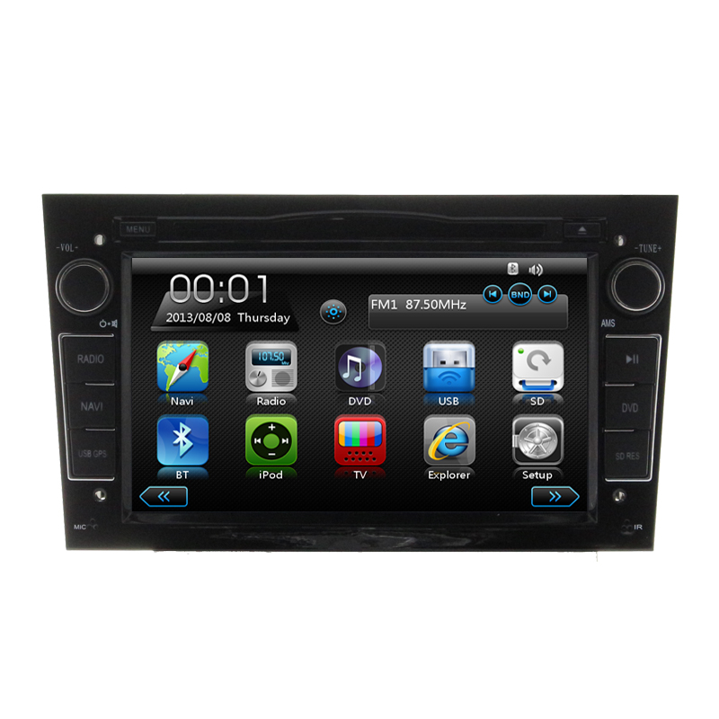 Black font b Car b font DVD Player headunit navi autoradio for Vauxhall Opel Astra H