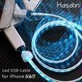 100 Quality Guarantee 8 pin Data Sync Adapter LED Light USB Charger Cable for iPhone 5