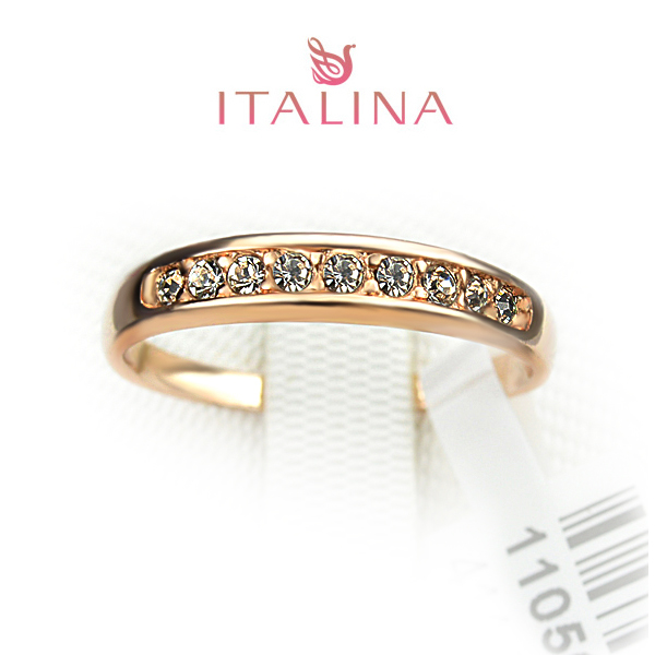 Image of 2015 New Italina brand ring Jewelry size 5.5 -10 18K rose Gold plated Women's jewelry Men and Women couple rings