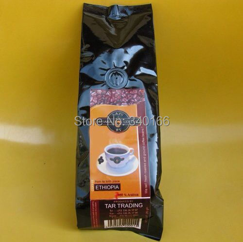 Free Shipping 1KG Arabica CoffeeOriginal High Quality Ethiopia ELIANA Coffee Powder non instant sugar free 1kg
