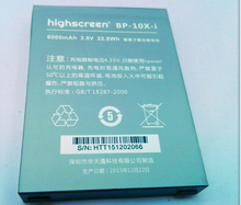 Original BP-10X-i Li-ion Polymer Battery 6000mAh For Highscreen Boost 2 II SE Innos D10 D10C D10F D10CF smart phone Bateria