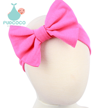 9 Colors Baby Grils Bow Knot Headband Kids Infant Turban Knotted Tie Hair Accessories Children Headwear H199