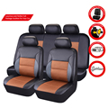 Free Shipping Luxury Leather car Seat Cover universal Black Cayenne Car Seat Covers Whole Surrounded Car