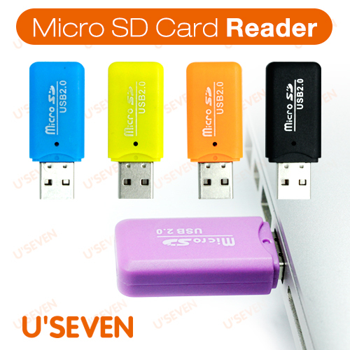 Free Shipping Phone Memory Card Micro SD Card Reader Adaptor USB 2 0 Cheap Price 