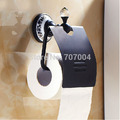 Free Shipping Ceramic Style Printing Bathroom Toilet Paper Holder W Cover Oil Rubbed Bronze Crystal Ball