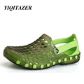 YIQITAZER 2017 Fashion New Arrival Summer Beach Men Sandals Shoes Men Slipon Light Cool Casual jelly