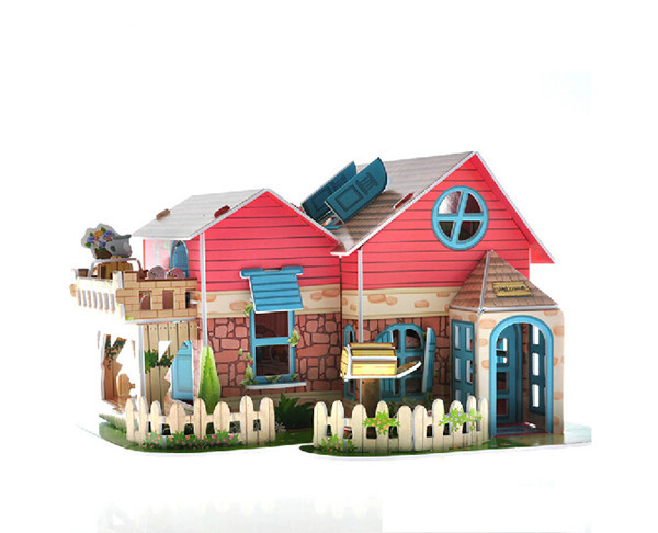 Hasil gambar untuk DIY PAPER HOUSE colourfull