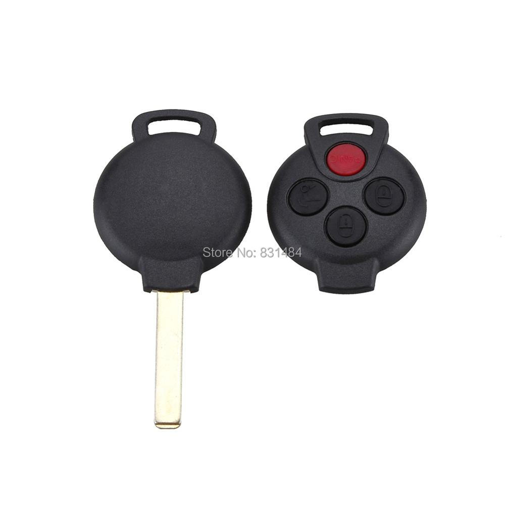3 Button Remote Key Fob Case Shell Replace for SMART Fortwo Mercedes Benz New