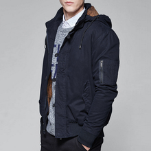 2015 winter coat Men s fashion warm padded jacket mens cotton men casual European style winter