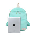 Fresh Style Fashion New Backpack Women Solid Color Plain Canvas Bag Trendy Small Bag Sports Casual