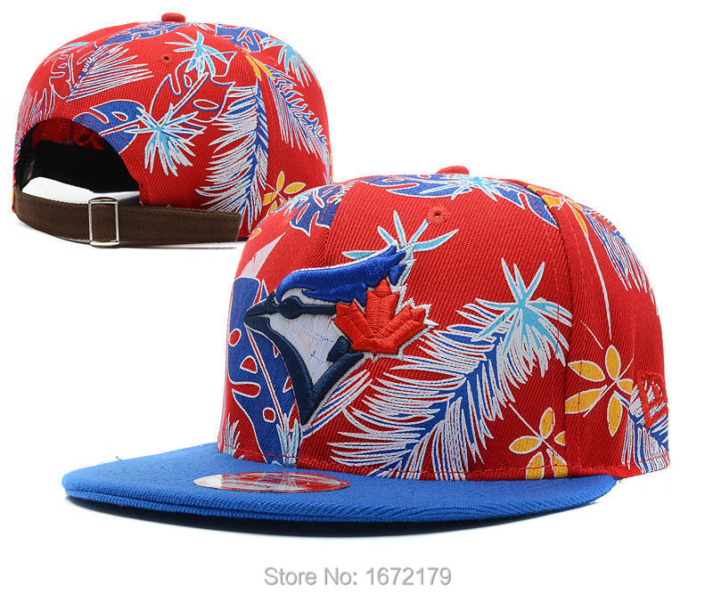 Blue Jays Red Colorful Snapback