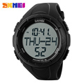 2016 New Brand Skmei Step Watch Men Digital Outdoor Sports Climbing LED 50M waterproof 2 Alarm