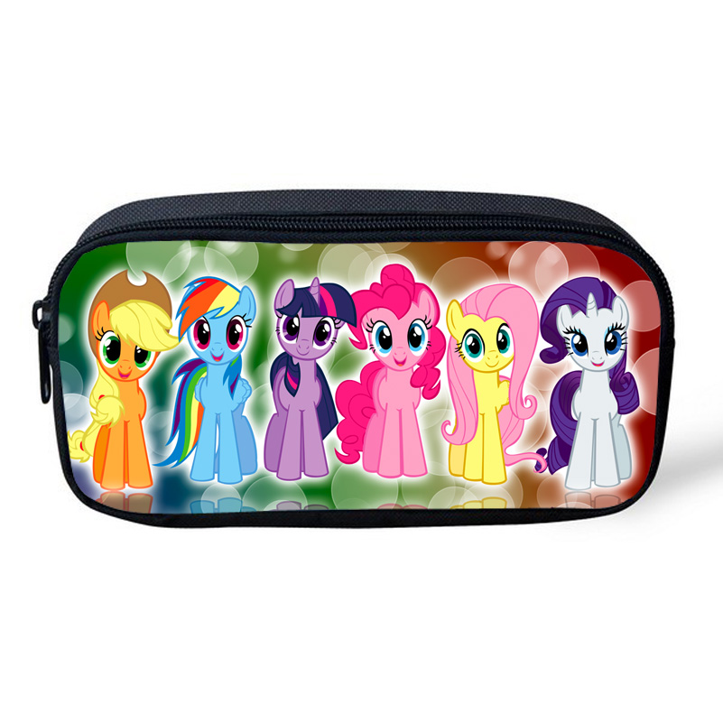 2016 New Style Cosmetic Cases Cartoon Character My Little Pony Bag For