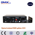 DHL Free shipping 100 Optical isolated DMX splitter 4 way dmx splitter for stage light