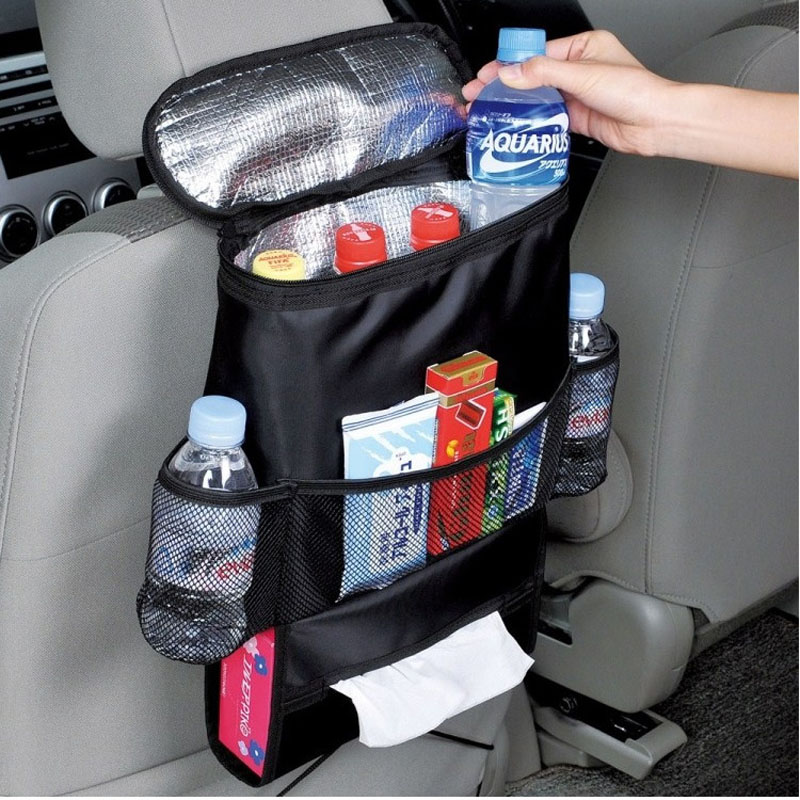 Image of Hot Sell Car Covers Seat Organizer Insulated Food Storage Container Basket Stowing Tidying Bags car styling free shipping