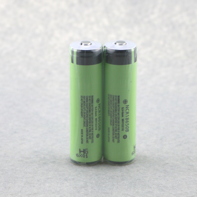 2PCS NCR 18650B Rechargeable Li Ion MH12210 Batteries 3400mAh 3.7V ...