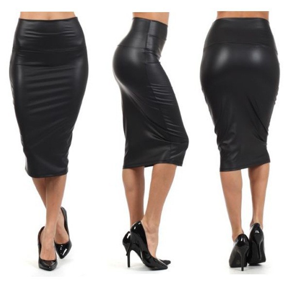 Free-shipping-2014-new-leather-pencil-skirt-black-Tall-waist-leather-bag-hip-skirts-Artificial-leather-pencil-skirt-Sexy-skirts-01