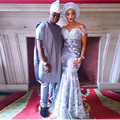 Nigeria Lace Mermaid Evening Dresses Off Shoulder Applique Dubai African Long Prom Gowns Sexy Vestidos De