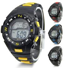 Cool Fashion Men Sports Watch Student Alarm Watch Waterproof LCD Digital Wrist Watch  Army Aviator Wristwatch CMHM352
