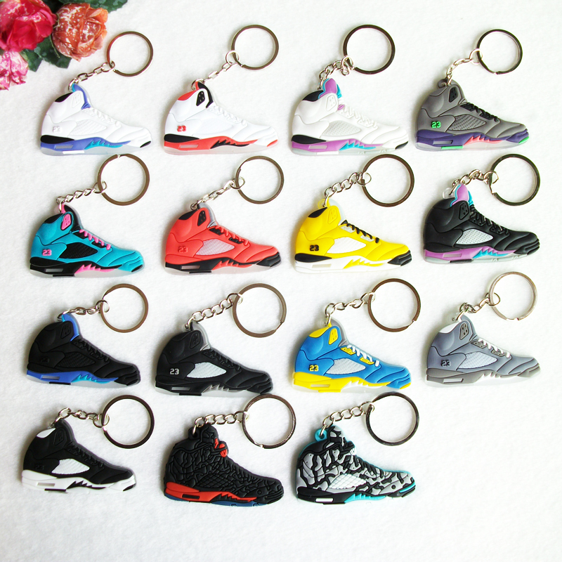 Image of 5 Grapes Jordan Keychain, Sneaker Keychain Key Chain Key Ring Women Key Holder Souvenirs, Porte Clef Llaveros Chaveiro Anillos