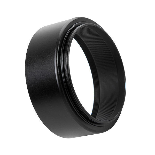 Cleaning Cloth 55mm Metal Standard Screw-in Standard Lens Hood Sunshade with Centre Pinch Lens Cap for Canon Nikon Sony Pentax Olympus Fuji Sumsung Leica Camera
